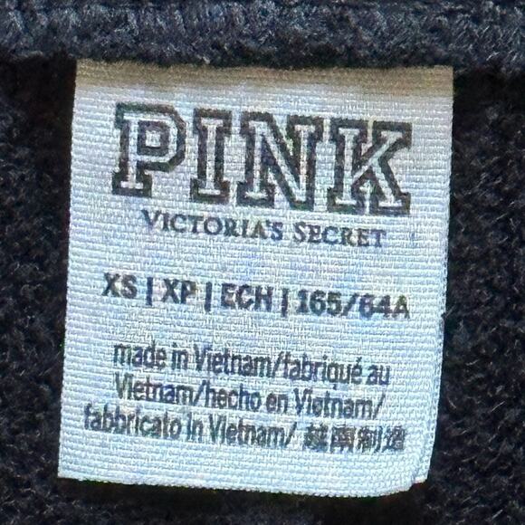 PINK Victoria's Secret Black Checkered Athletic Shorts - Picture 3 of 4